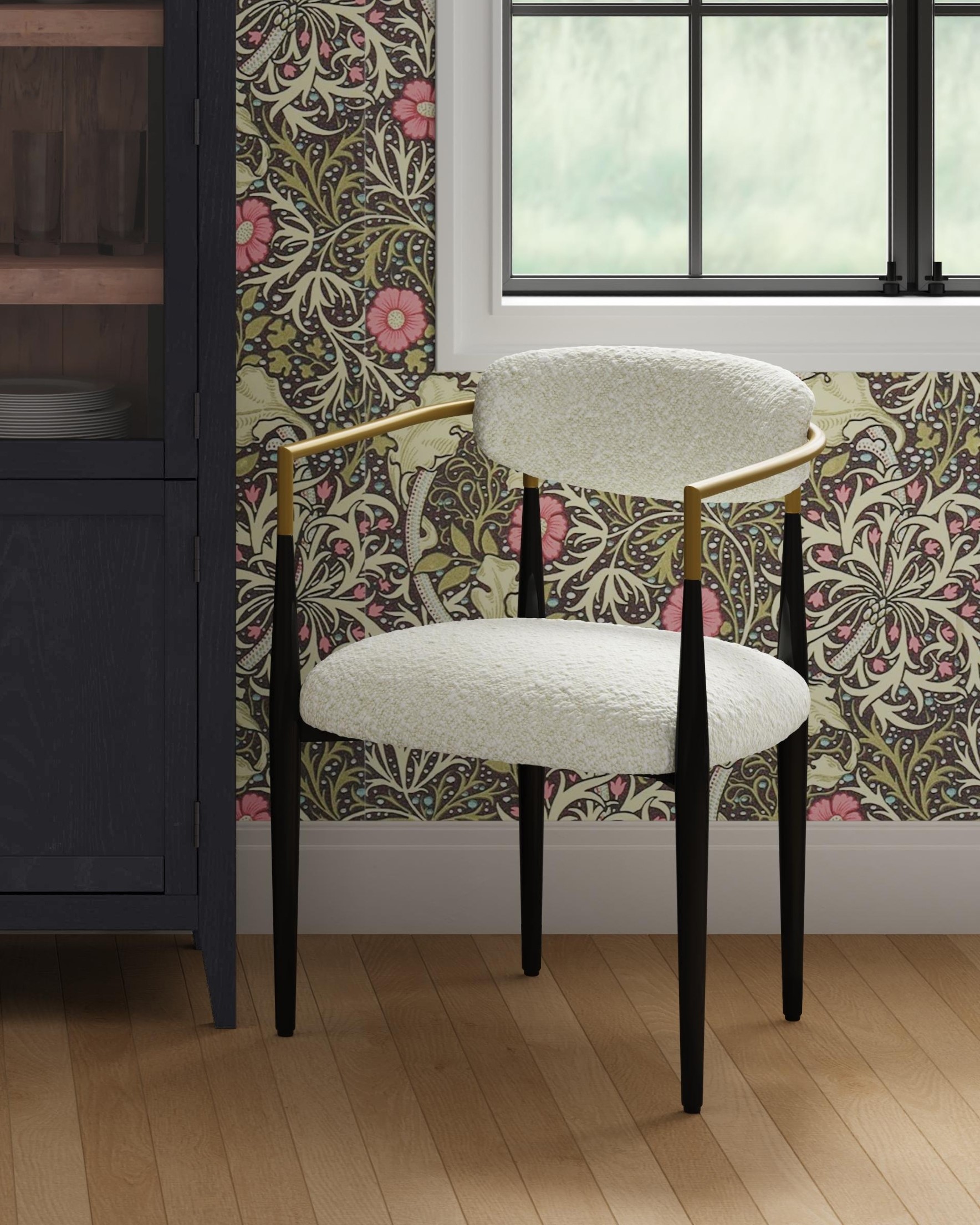 Jenson White Dining Chair, 2 Per Box, Priced Each